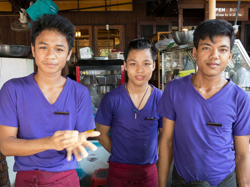 Family chefs, Myanmar : 777 Steps to Nirvana, Myanmar : Deborah Gray Mitchell     Photographic Artist 