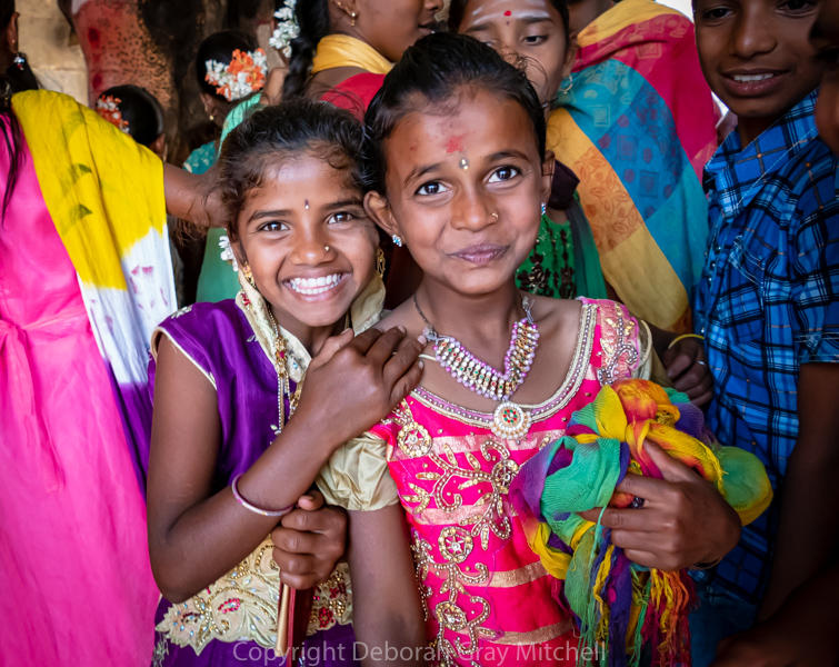 Girls in Hampi, Karnataka, 2020